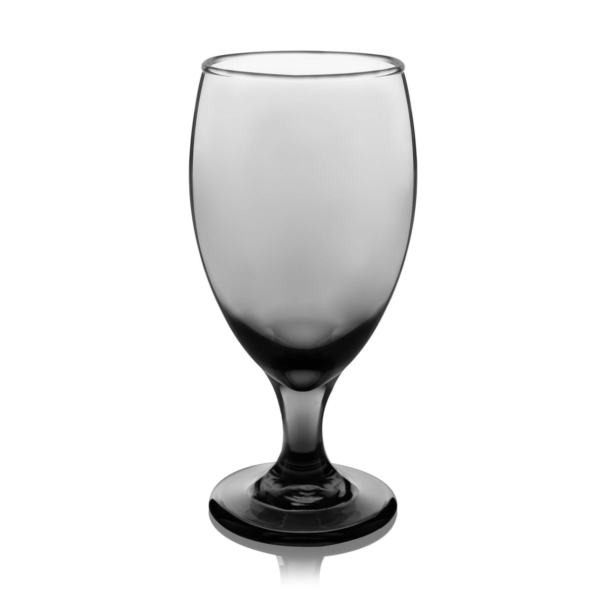 Libbey Classic Smoke Goblet Beverage Glasses, 16.25-ounce, Set of 6