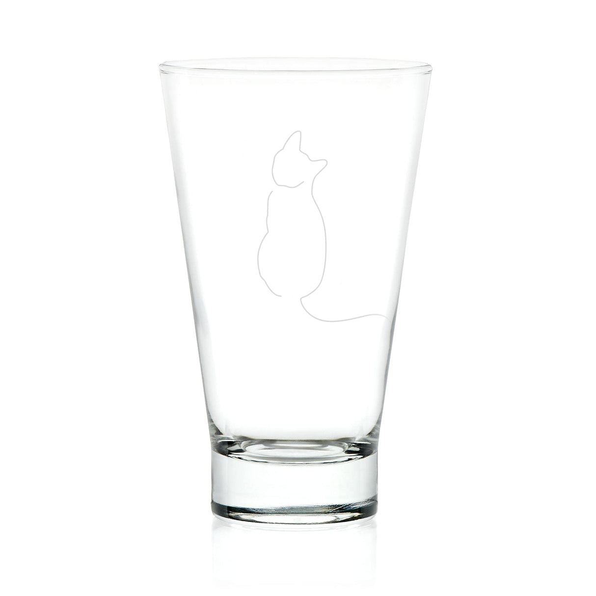 Libbey Modern Pets Simon Tumbler Drinking Glasses, 14 ounce, Set of 4