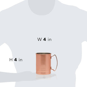 Libbey Moscow Mule Copper Mugs, 14-ounce, Set of 4