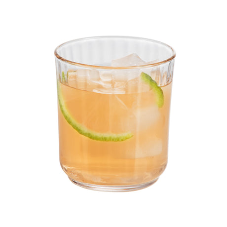 Libbey Paneled Double Old Fashioned Rocks Glasses, 11.2-ounce, Set of 6