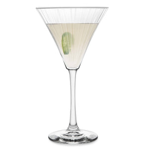 Libbey Paneled Martini Glasses, 9.5-ounce, Set of 4