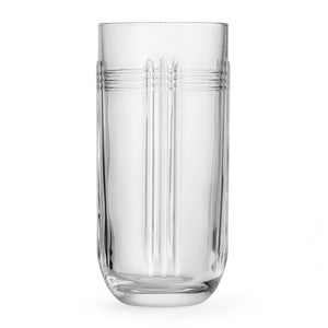 Libbey The Gats Highball Drinking Glasses, 12 ounce, Set of 4