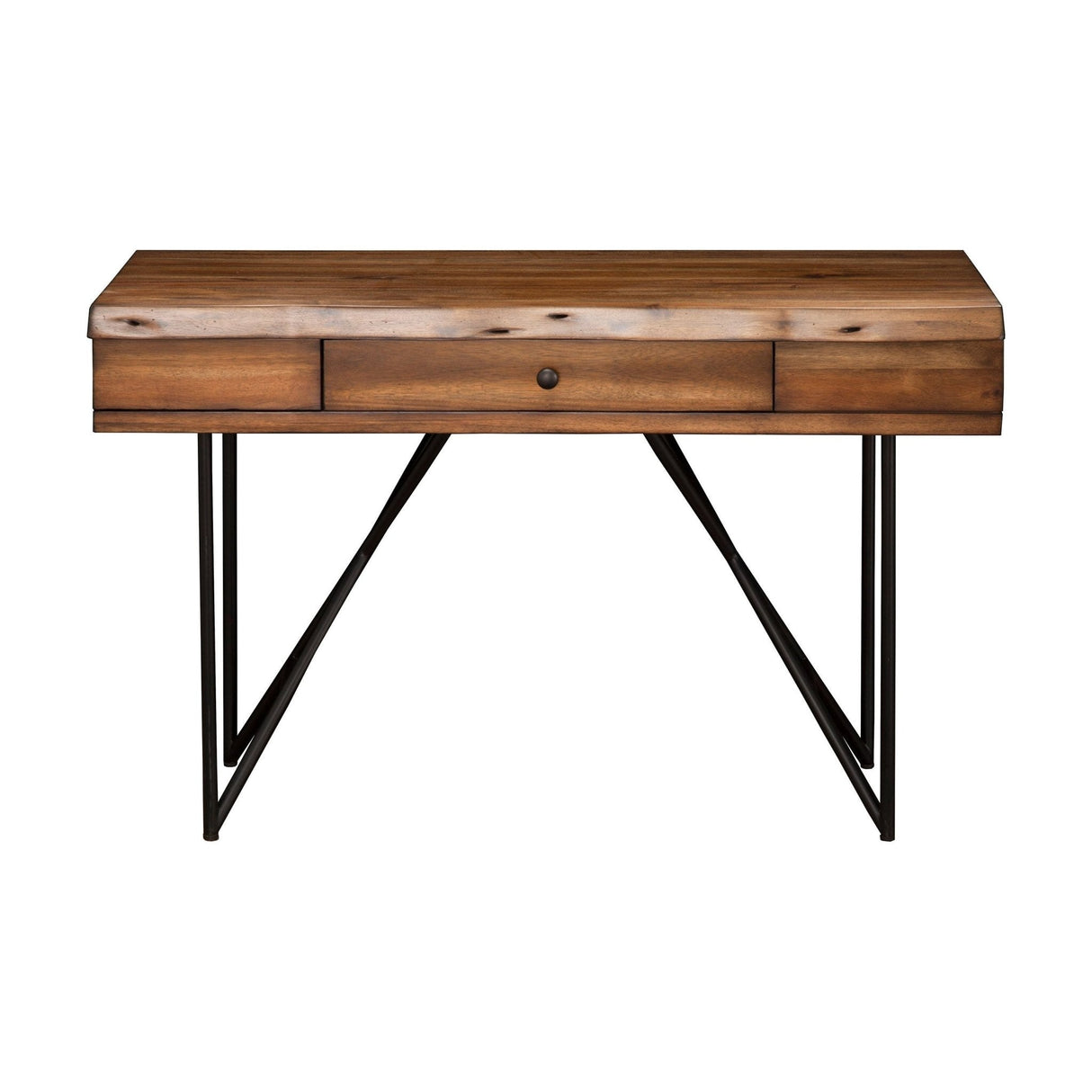 Live Edge Writing Desk, Light Walnut