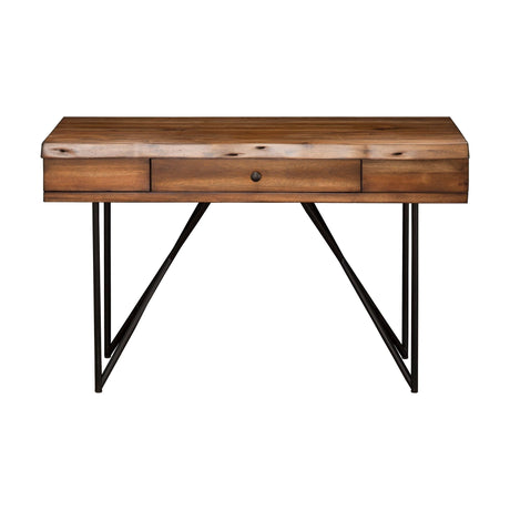 Live Edge Writing Desk, Light Walnut