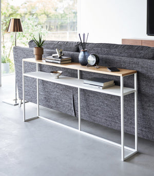 Long Console Table - Two Styles - Steel