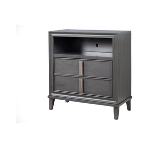 Lorraine Media Chest, Dark Grey