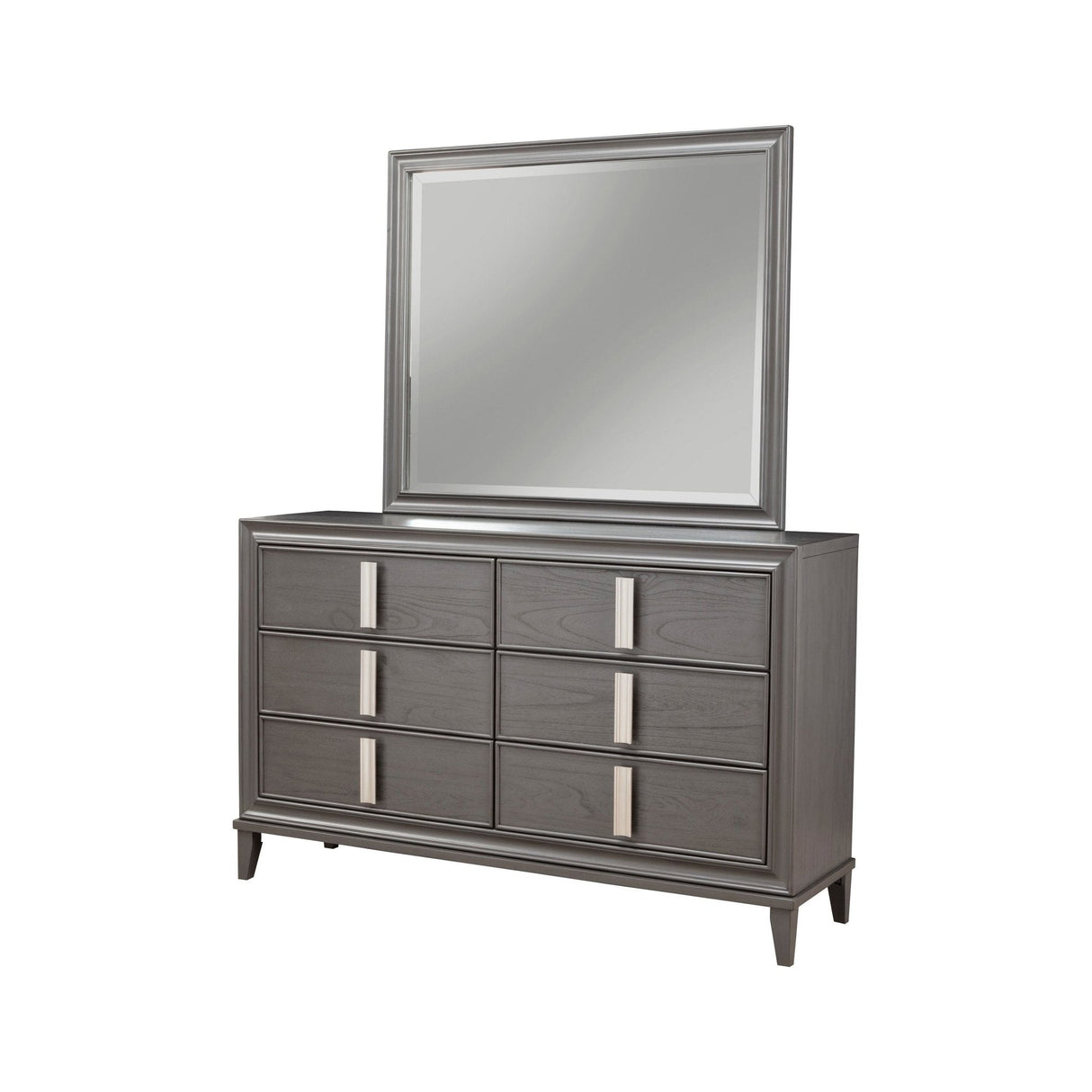 Lorraine Mirror, Dark Grey