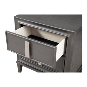 Lorraine Nightstand, Dark Grey