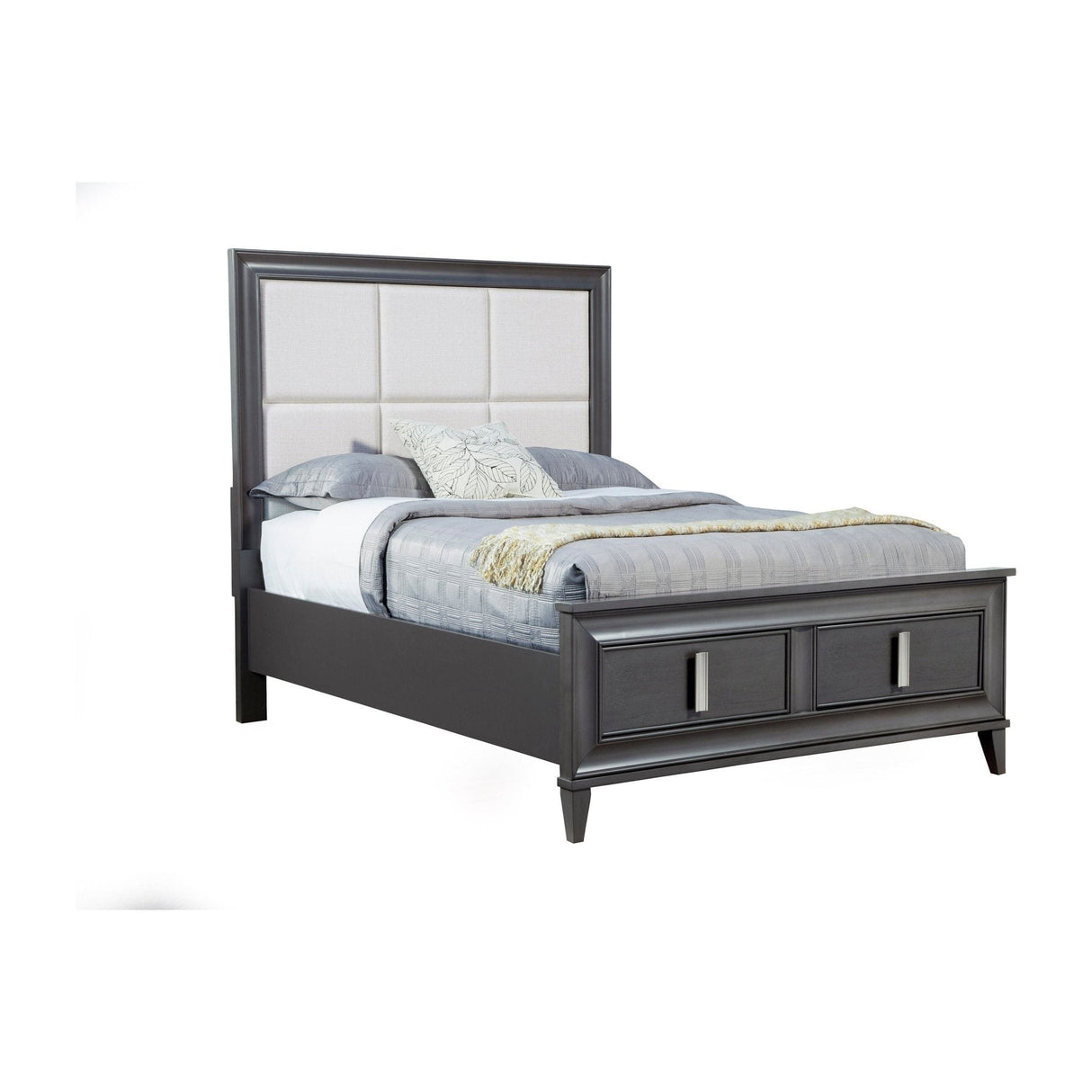 Lorraine Storage Bed, Dark Grey