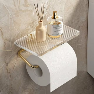 Lux Toilet Paper Holder and Shelf