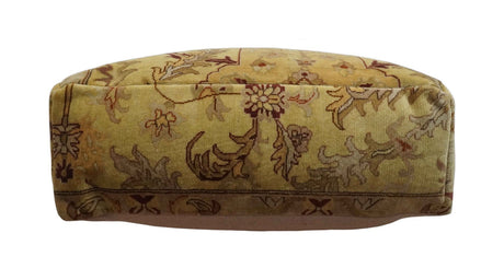 Luxury Floor Pillow made Pouf from restored fine quality hand knotted area rug |FP2