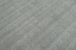 Luxury Hand knotted Wool 8x10 Gray Area Rug | EMP4