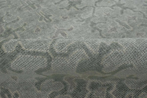 Luxury Hand knotted Wool 8x10 Gray Area Rug | EMP4