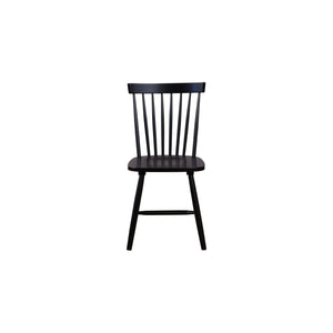 Lyra Set of 2 Windsor Chairs, Black