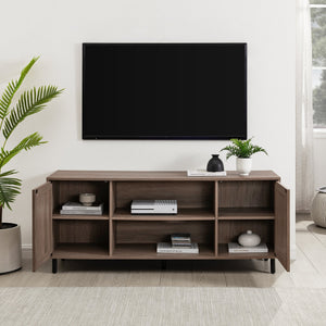 Madison 2-Door Rattan TV Stand