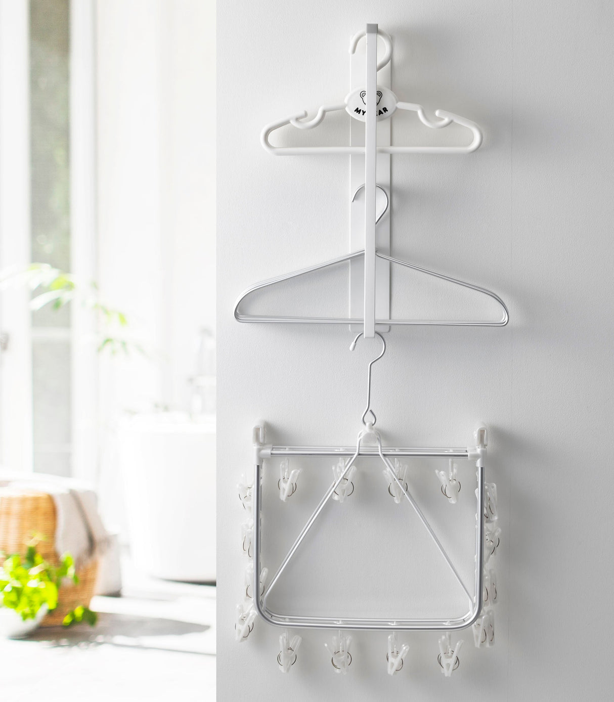 Magnetic Clothes Hanger Organizer - Steel