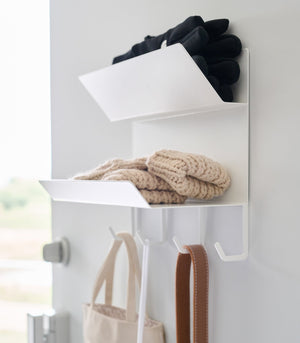 Magnetic Entryway Rack - Steel