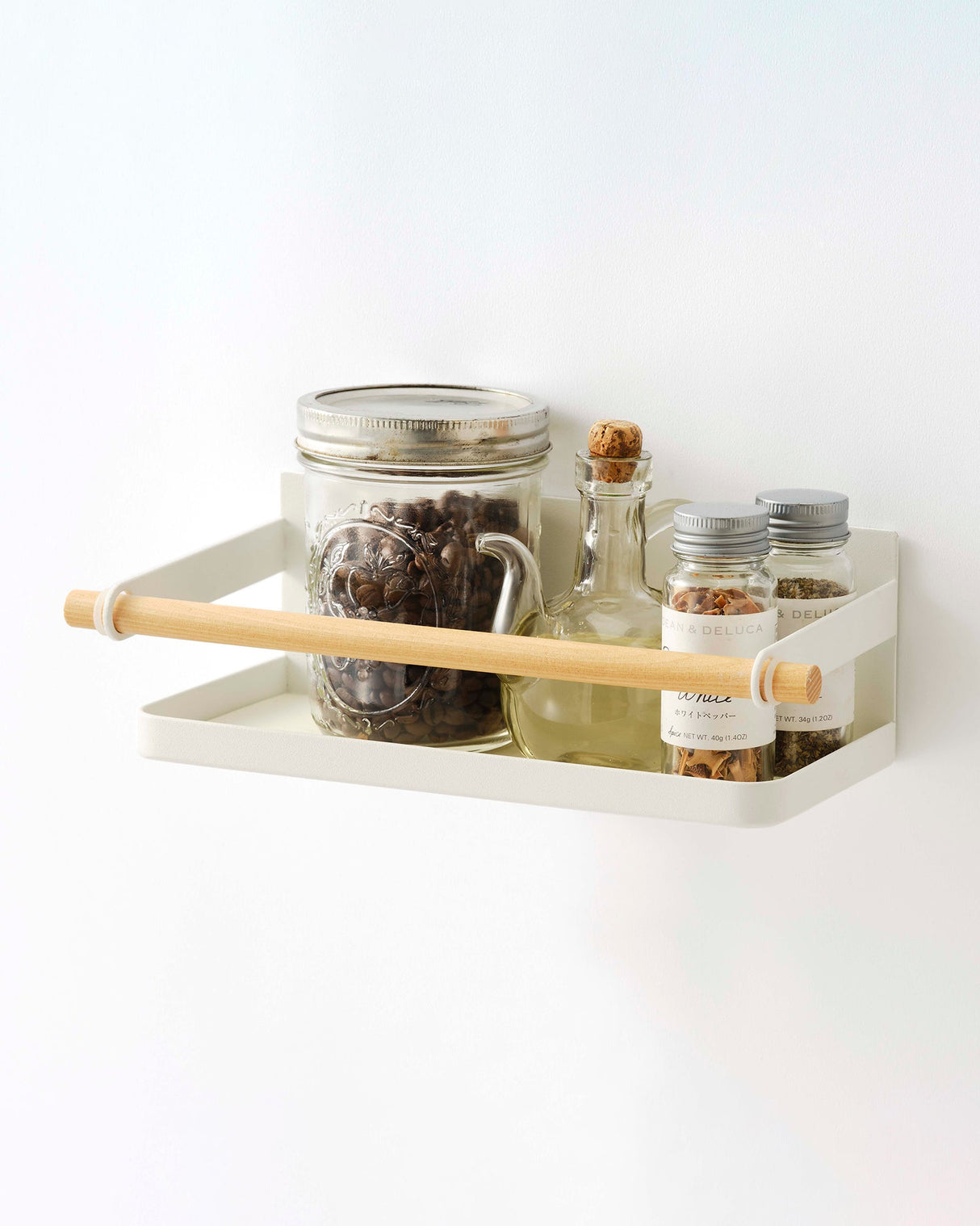 Magnetic Storage Caddy - Steel + Wood