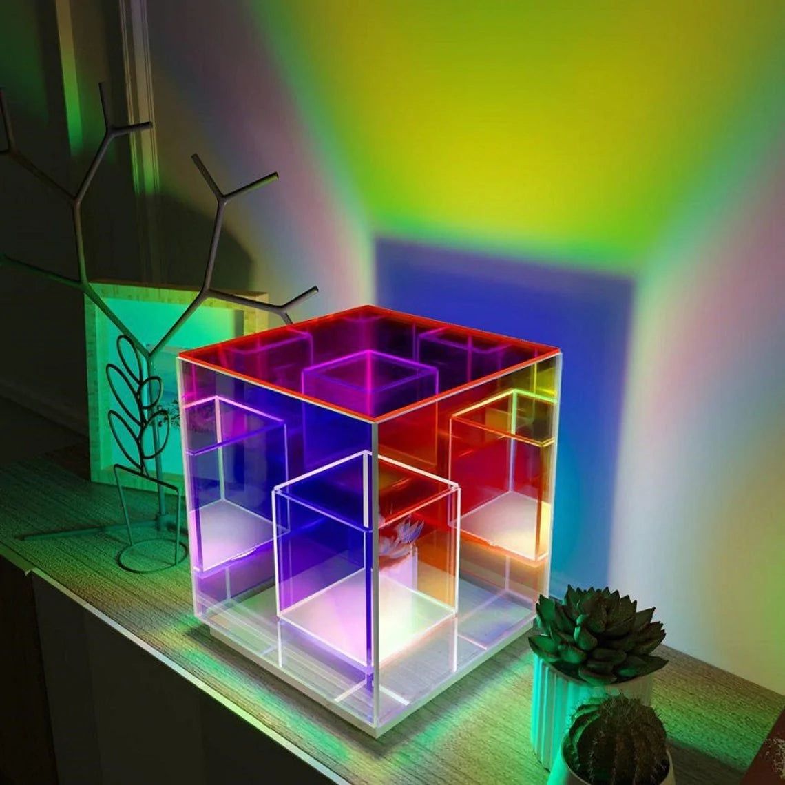 Light hotsell Cube Lamp