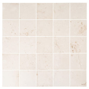 Mayra White Limestone Honed Floor and Wall Tile - Livfloors Collection