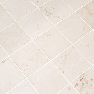 Mayra White Limestone Honed Floor and Wall Tile - Livfloors Collection
