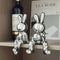 Metallic Rabbit Book Decor
