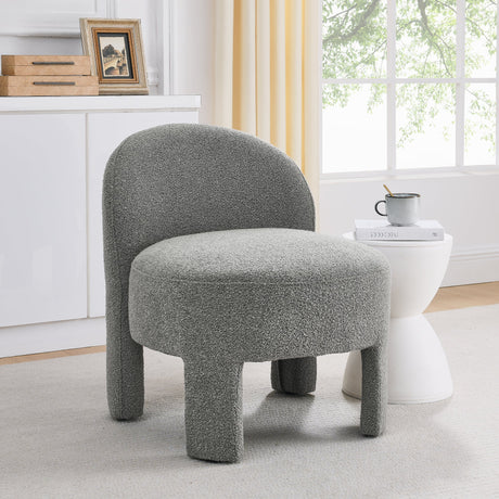 Minimalist Plush Accent Chair