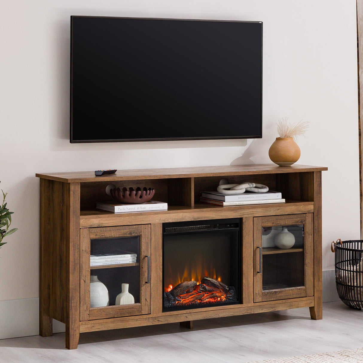 Miro Fireplace TV Stand