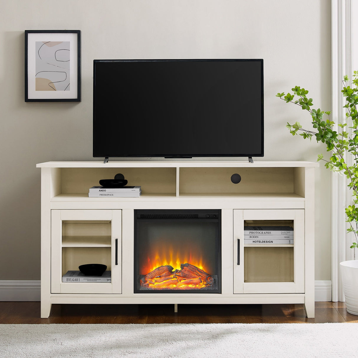 Miro Fireplace TV Stand