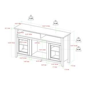 Miro Fireplace TV Stand