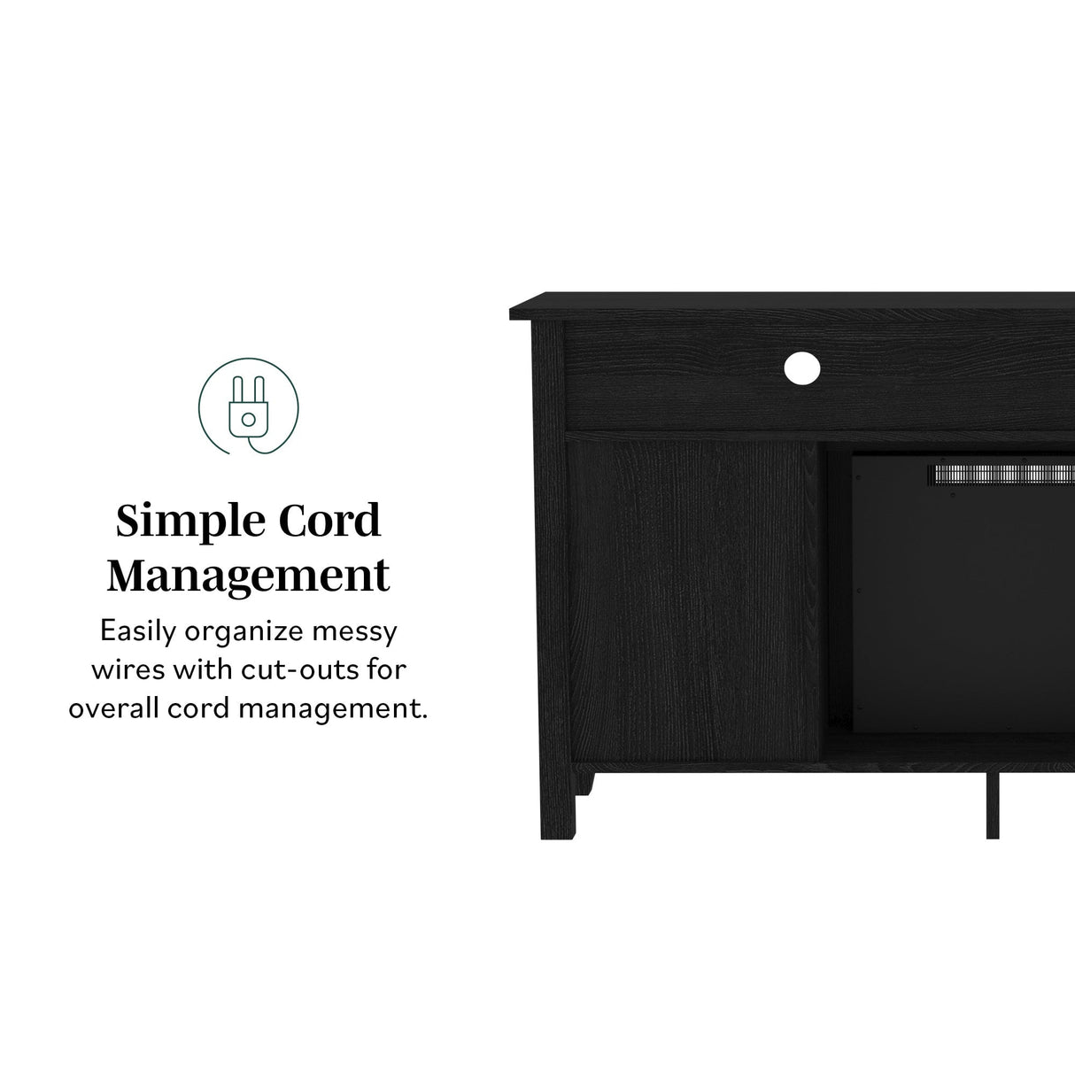 Miro Fireplace TV Stand