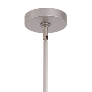 Modern 1-Light Metal Dimmable Pendant Light