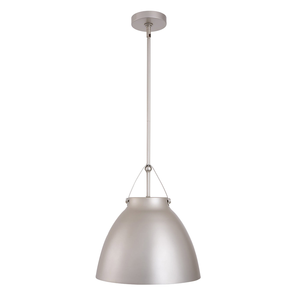 Modern 1-Light Metal Dimmable Pendant Light