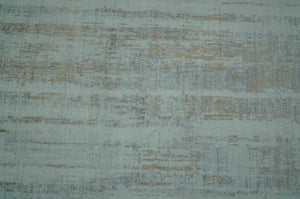 Modern Abstract Design Gray And Blue 8x10 Hand Knotted Bamboo Silk Area Rug