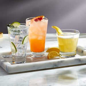Modern Bar Essentials Tumbler Glasses, 14 ounce, Set of 6