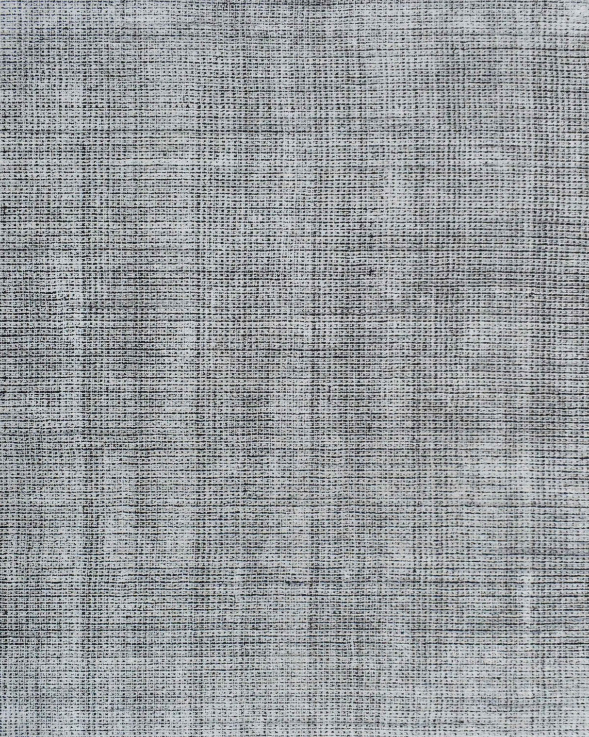 Modern Contemporary 5x8 Black and White Handmade Area Rug