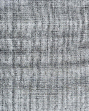 Modern Contemporary 5x8 Black and White Handmade Area Rug
