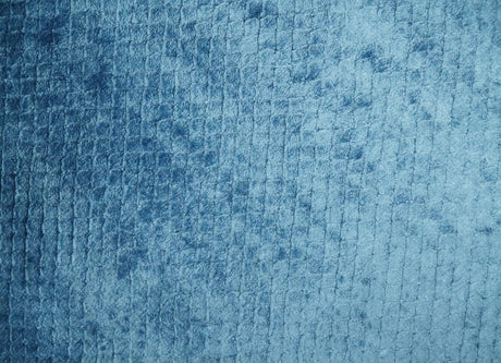 Modern Geometrical Cross Square Hand Made 2x3 Aqua Blue Art silk Area Rug