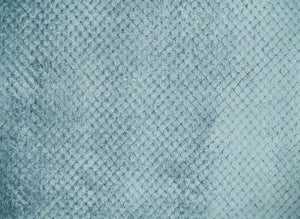 Modern Geometrical Cross Square Hand Made 2x4 Aqua Blue Art Silk Area Rug