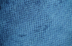 Modern Geometrical Cross Square Hand Made 2x4 Blue Art silk Area Rug