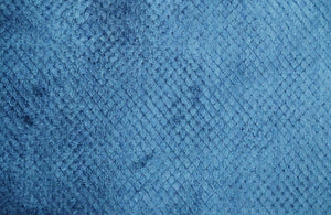 Modern Geometrical Cross Square Hand Made 2x4 Blue Art silk Area Rug