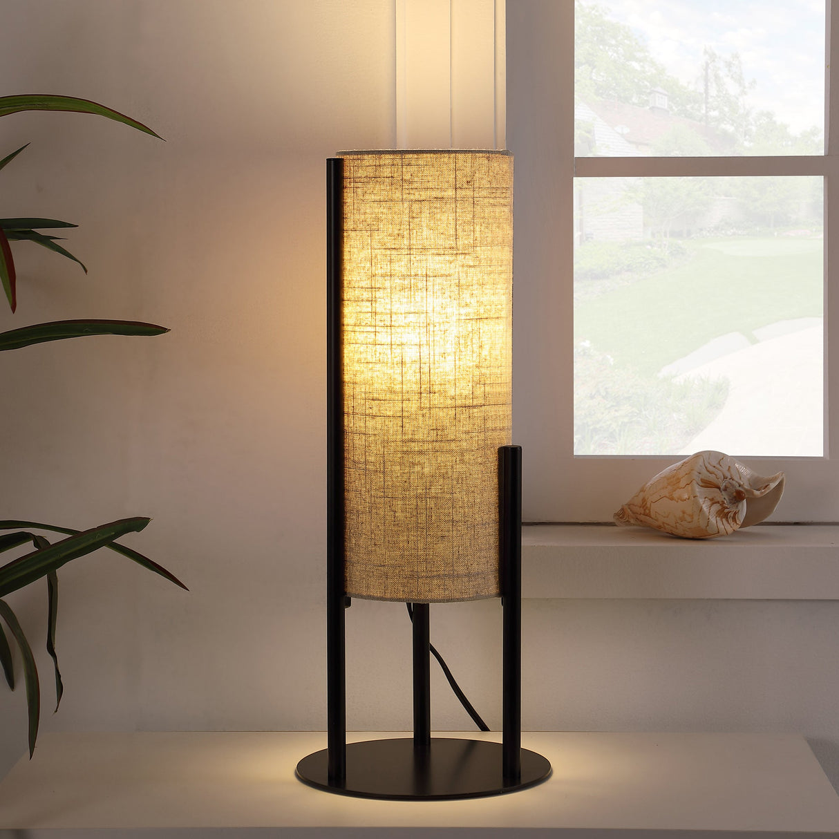 Modern Linen Table Lamp