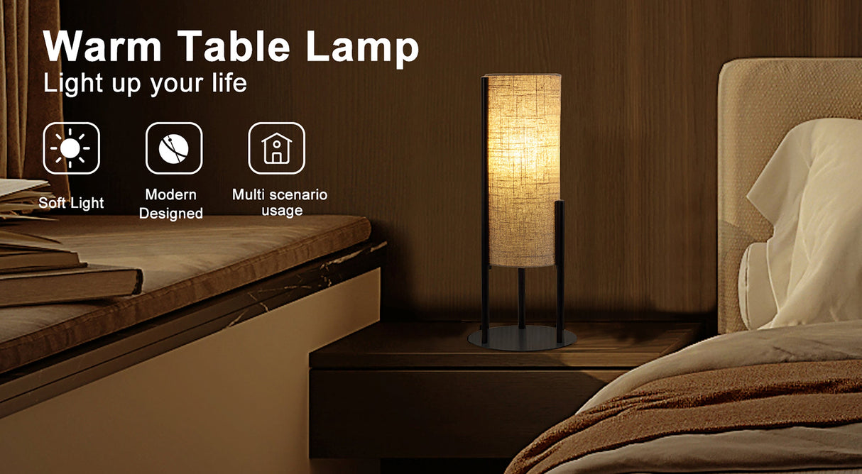 Modern Linen Table Lamp