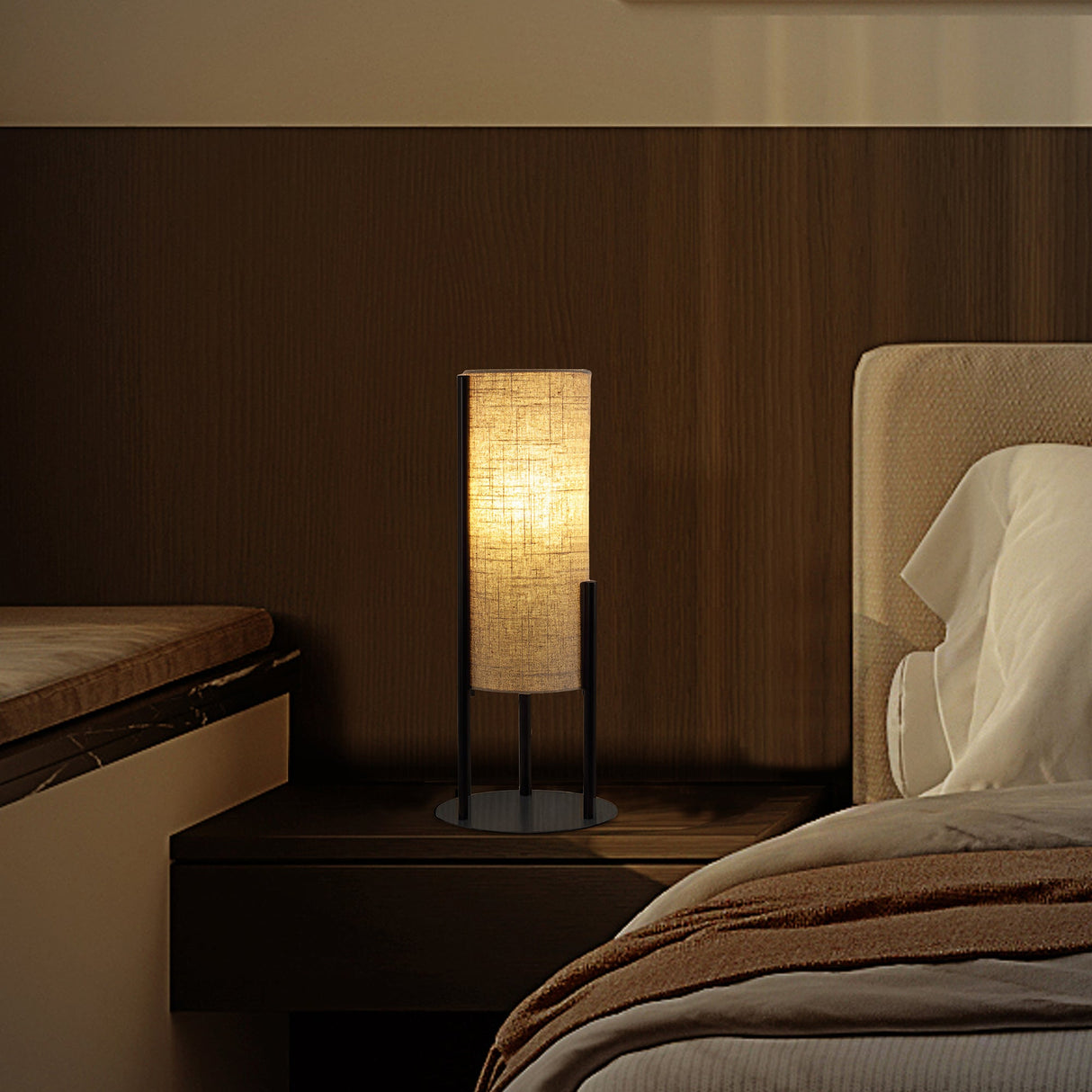 Modern Linen Table Lamp