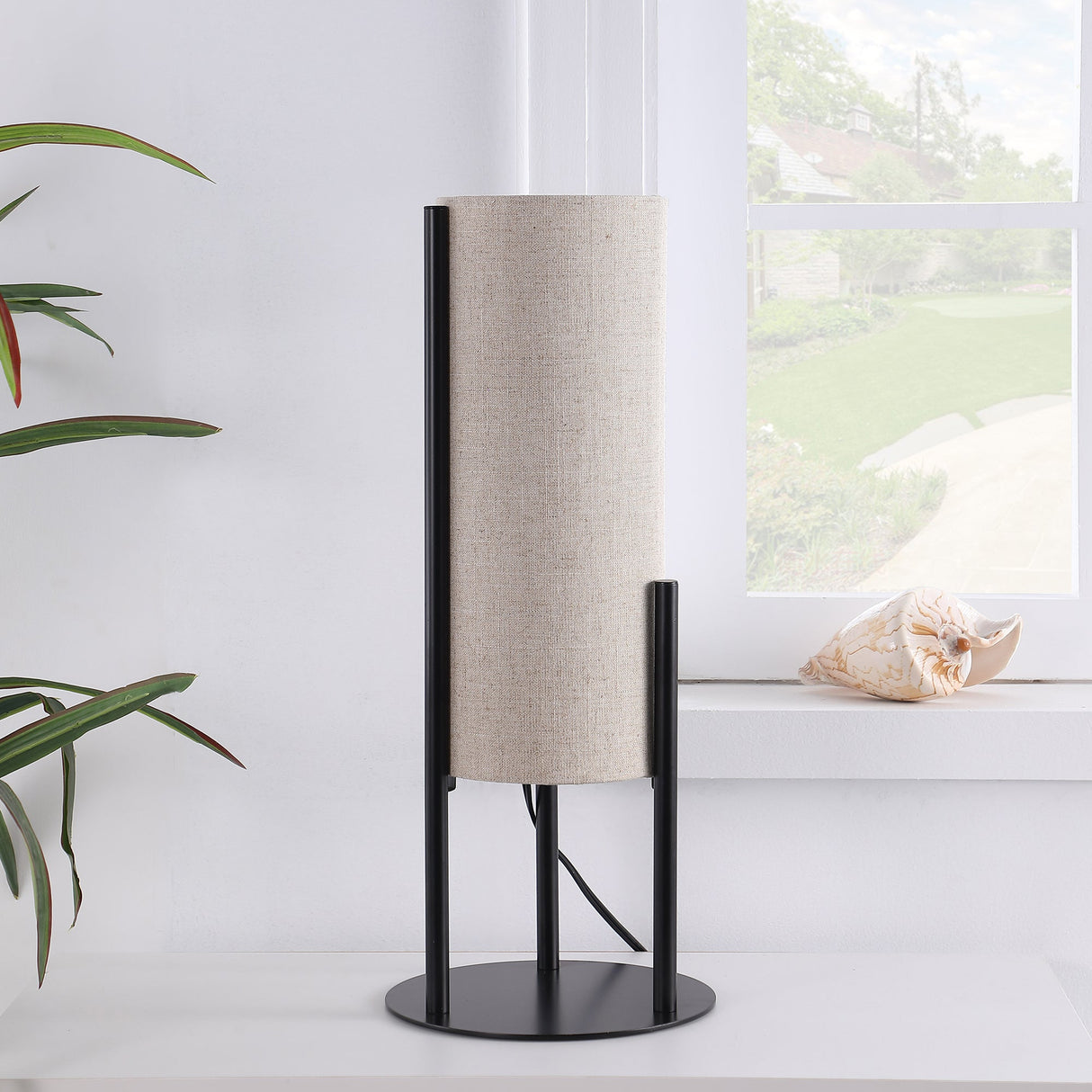 Modern Linen Table Lamp