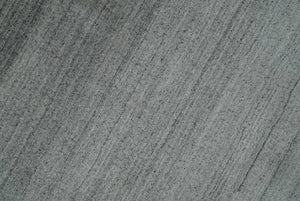 Modern Scandinavian 5x6.5 Gray and Silver Blended Wool Hand Woven Area Rug | HL48