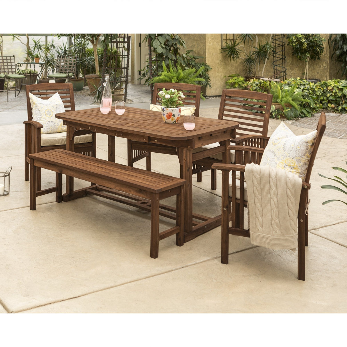 Mumford Outdoor Patio 6-Piece Dining Set