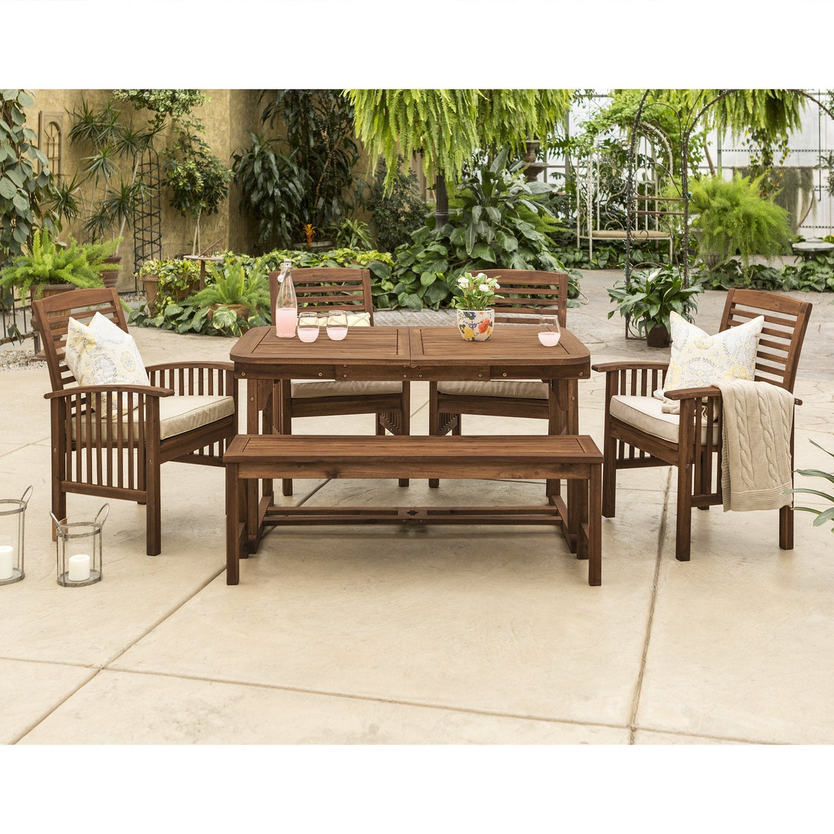 Mumford Outdoor Patio 6-Piece Dining Set