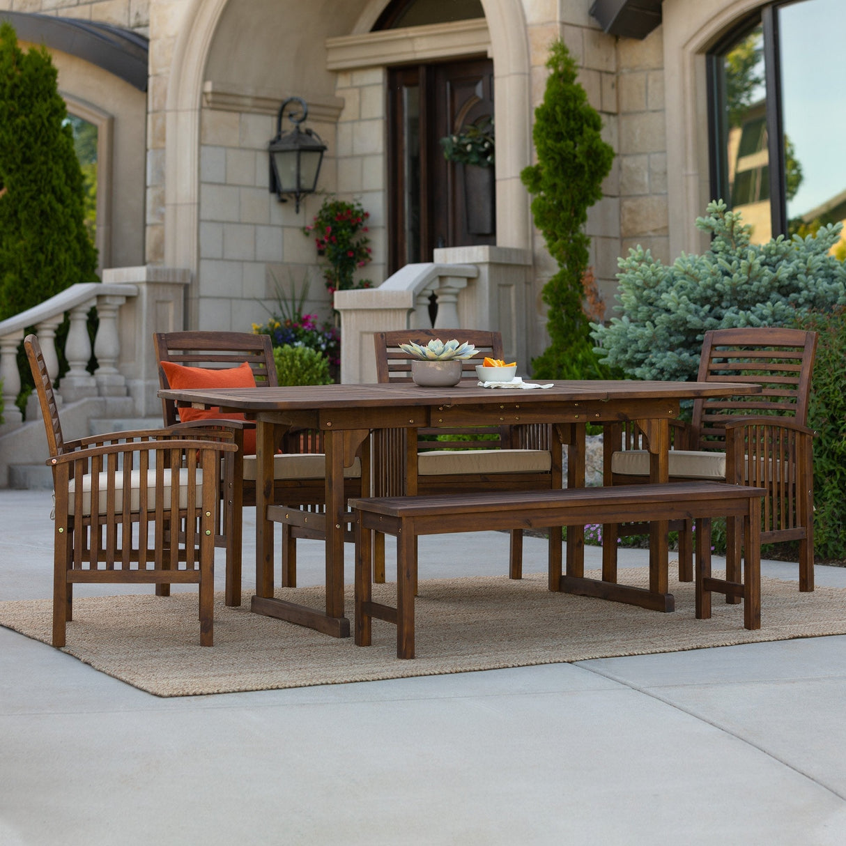 Mumford Outdoor Patio 6-Piece Dining Set