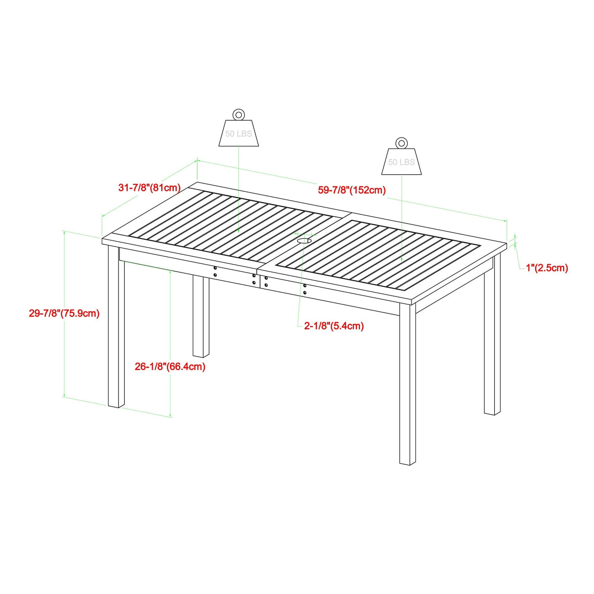 Mumford Outdoor Patio 7-Piece Dining Set with Cushions